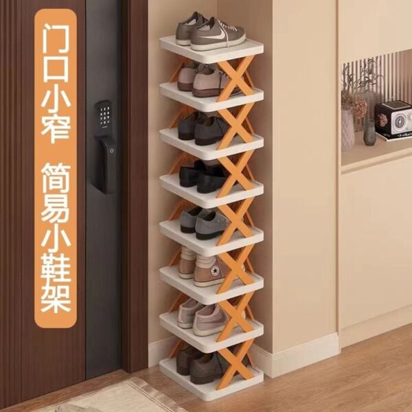 2-in-1 Portable Shoe & Organizer Set – 5 Tier (2 Pieces)