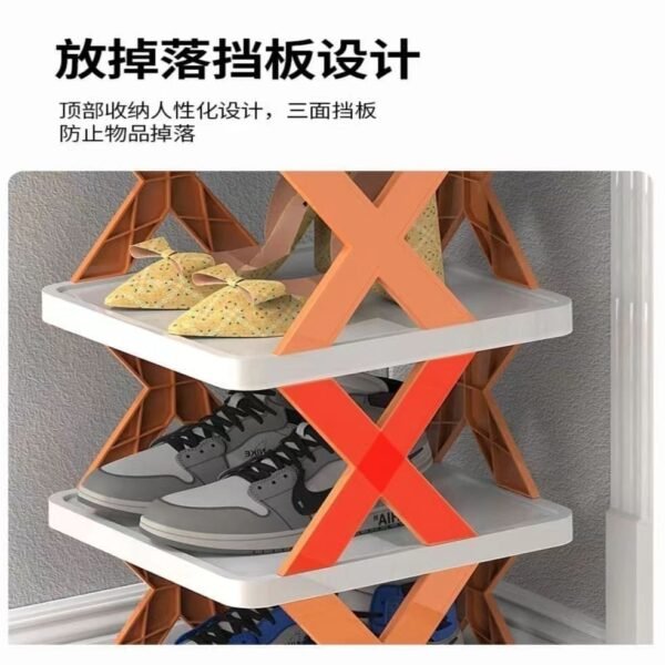 2-in-1 Portable Shoe & Organizer Set – 5 Tier (2 Pieces) - Image 6